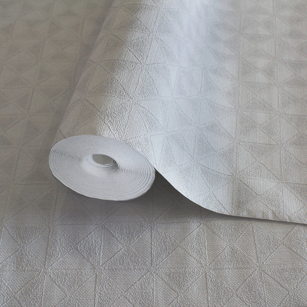 Embossed Cream Patterned Wallpaper,Natural Wallpaper, Modern & Minimalist Wall Covering,Modern Look Neutral Colors Glittering Wallcovering