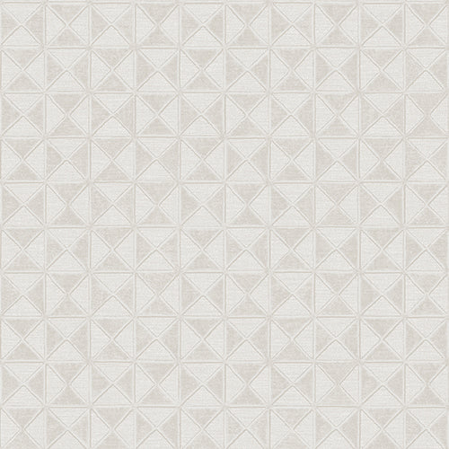 Embossed Cream Patterned Wallpaper,Natural Wallpaper, Modern & Minimalist Wall Covering,Modern Look Neutral Colors Glittering Wallcovering