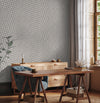 Light & Dark Grey Textured Wall Covering Wallpaper,Natural Wallpaper, Modern & Minimalist Wall Covering,Modern Look Neutral Colors Glittering Wallcovering