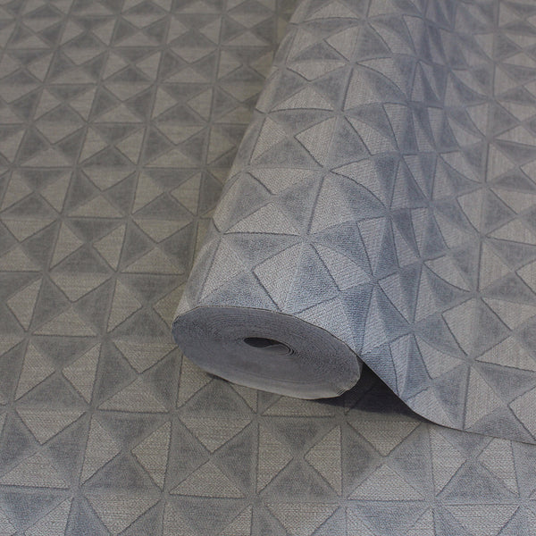 Light & Dark Grey Textured Wall Covering Wallpaper,Natural Wallpaper, Modern & Minimalist Wall Covering,Modern Look Neutral Colors Glittering Wallcovering