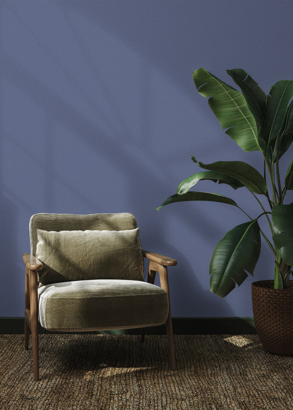 Pigeon Blue Textured Wallpaper, Textured Wallpaper,Natural Wallpaper, Modern & Minimalist Wall Covering,Modern Look Neutral Colors Glittering Wallcovering
