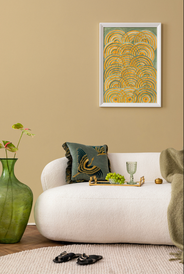 Yellow Embossed Wallpaper, Textured Wallpaper,Natural Wallpaper, Modern & Minimalist Wall Covering,Modern Look Neutral Colors Glittering Wallcovering