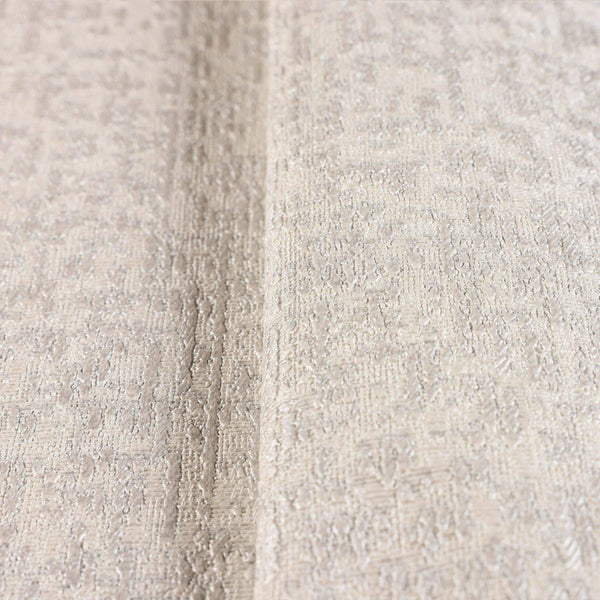 Abstract Glam 3D Embossed Wallpaper, Off White, Silver Metallic Accents Luxury Wallcovering, Washable, Durable Home and Commercial Use Wall Decor - Adawall -Houston Wallpaper Store - Walcoverings, Curtains & Wall Panels