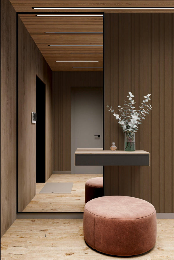 Wood Grain Black Background Wall Panel, PS Wall Home Decoration Panel-Premium Quality - Adawall -Houston Wallpaper Store - Walcoverings, Curtains & Wall Panels