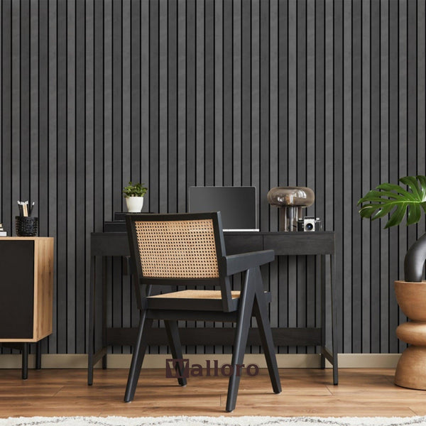 Gray Black Wall Panel, PS Wall Home Decoration Panel-Premium Quality - Adawall -Houston Wallpaper Store - Walcoverings, Curtains & Wall Panels