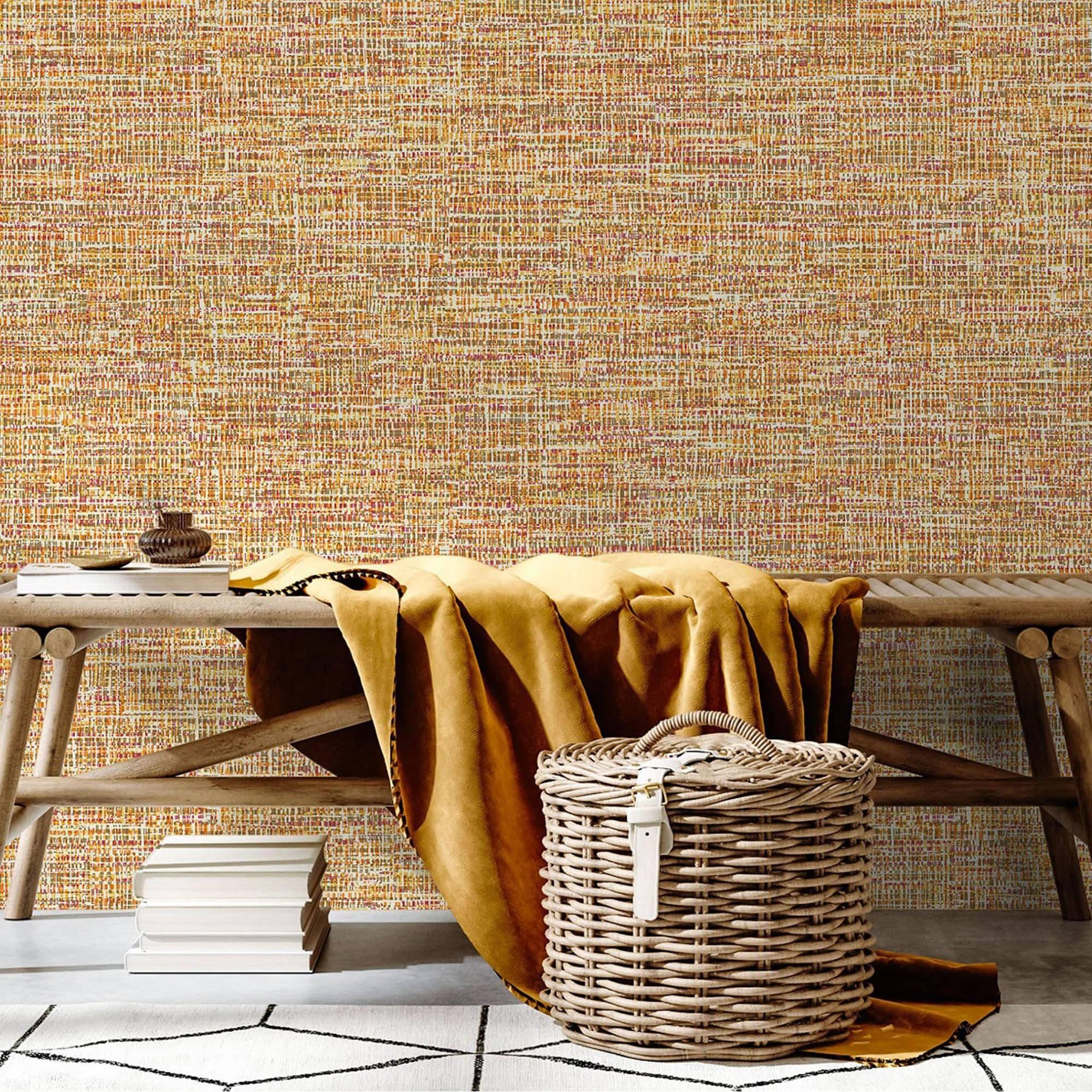 basket weave wallpaper