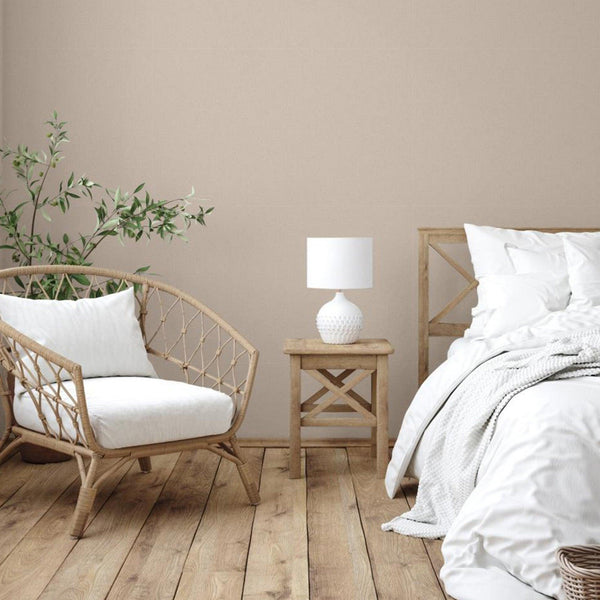 Beige Chevron Wallpaper, Textured Modern Fabric Like Wallcovering, Solid Neutral Colors - Adawall -Houston Wallpaper Store - Walcoverings, Curtains & Wall Panels