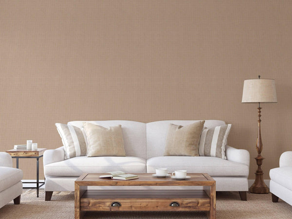 Beige Classic Houndstooth Wallpaper, Textured Non-Adhesive Wallcovering - Adawall -Houston Wallpaper Store - Walcoverings, Curtains & Wall Panels