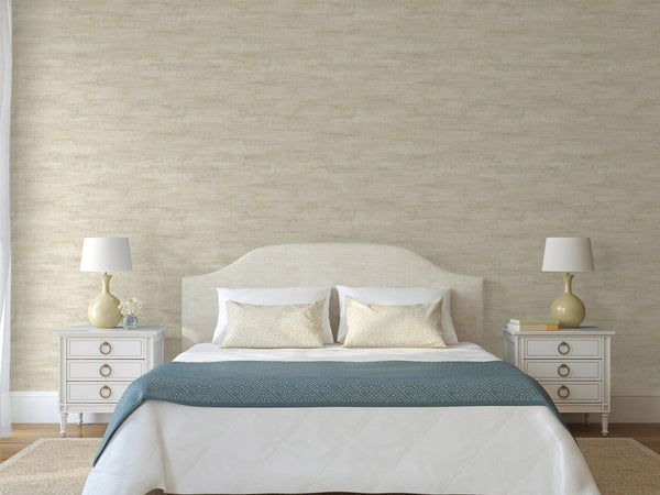 Beige Distressed Rustic 3D Embossed Wallpaper, Stylish Farmhouse Lodge Coutry Wallcovering - Adawall -Houston Wallpaper Store - Walcoverings, Curtains & Wall Panels