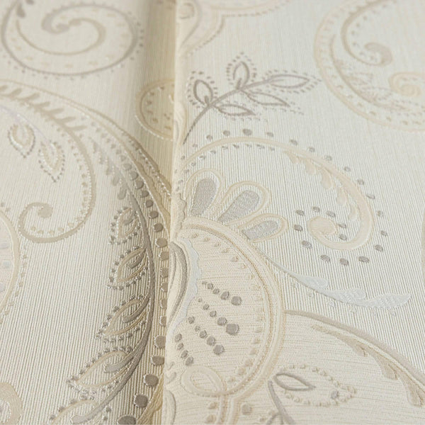 Beige Elegant Damask 3D Embossed Wallpaper, Textured Luxury Wallpaper - Adawall -Houston Wallpaper Store - Walcoverings, Curtains & Wall Panels