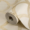 Beige Gold Luxury Fish Scale Deep Embossed Wallpaper, 3D Textured Lace Patterns, Thick Wallcovering - Adawall -Houston Wallpaper Store - Walcoverings, Curtains & Wall Panels