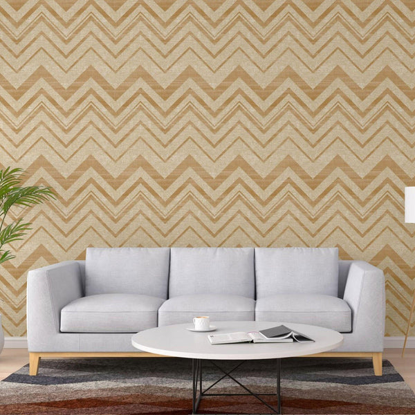 Beige Large Modern Chevron 3D Embossed Wallpaper, Modern Rich Textured Wallcovering - Adawall -Houston Wallpaper Store - Walcoverings, Curtains & Wall Panels