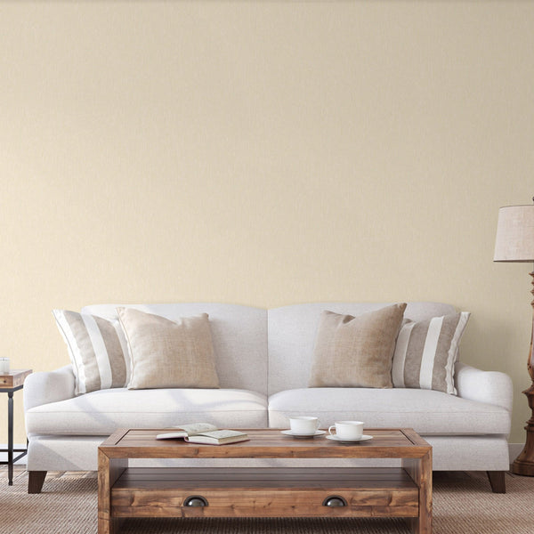 Beige Modern Dark Embossed Wallpaper, Shiny Neutral 3D Linen Textured, Wallcovering, Traditional, Extra Large 114 sq ft Roll, Fabric - Adawall -Houston Wallpaper Store - Walcoverings, Curtains & Wall Panels