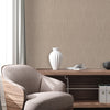 Beige Modern Striped Embossed Wallpaper, Jute Natural Color Linen Textured Wallcovering - Adawall -Houston Wallpaper Store - Walcoverings, Curtains & Wall Panels