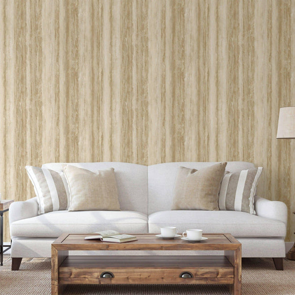 Beige Natural Tree Bark Wallpaper, Wood Pattern Embossed Cork Farmhouse Lodge Wall Decor - Adawall -Houston Wallpaper Store - Walcoverings, Curtains & Wall Panels