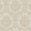 Beige Rich Baroque Damask Wallpaper Deep Embossed Shimmering Vintage Design - Adawall -Houston Wallpaper Store - Walcoverings, Curtains & Wall Panels