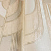 Beige Round Shapes Deep Embossed Wallpaper, Modern Geometric Flocked Wallcovering - Adawall -Houston Wallpaper Store - Walcoverings, Curtains & Wall Panels