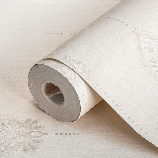 Beige Stylish Embossed Textured Wallpaper, Modern Ikat Stripeed Wallcovering - Adawall -Houston Wallpaper Store - Walcoverings, Curtains & Wall Panels