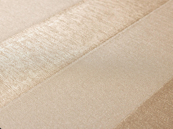 Beige Timeless Bold Striped Wallpaper, Flocked Textured Velvet Feeling Thick Lines Wallcovering - Adawall -Houston Wallpaper Store - Walcoverings, Curtains & Wall Panels