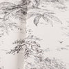 Black & White Tropical Toile Textured Wallpaper, Stylish Plants Animals Jungle Forest Theme Wallcovering - Adawall -Houston Wallpaper Store - Walcoverings, Curtains & Wall Panels
