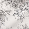 Black & White Tropical Toile Textured Wallpaper, Stylish Plants Animals Jungle Forest Theme Wallcovering - Adawall -Houston Wallpaper Store - Walcoverings, Curtains & Wall Panels