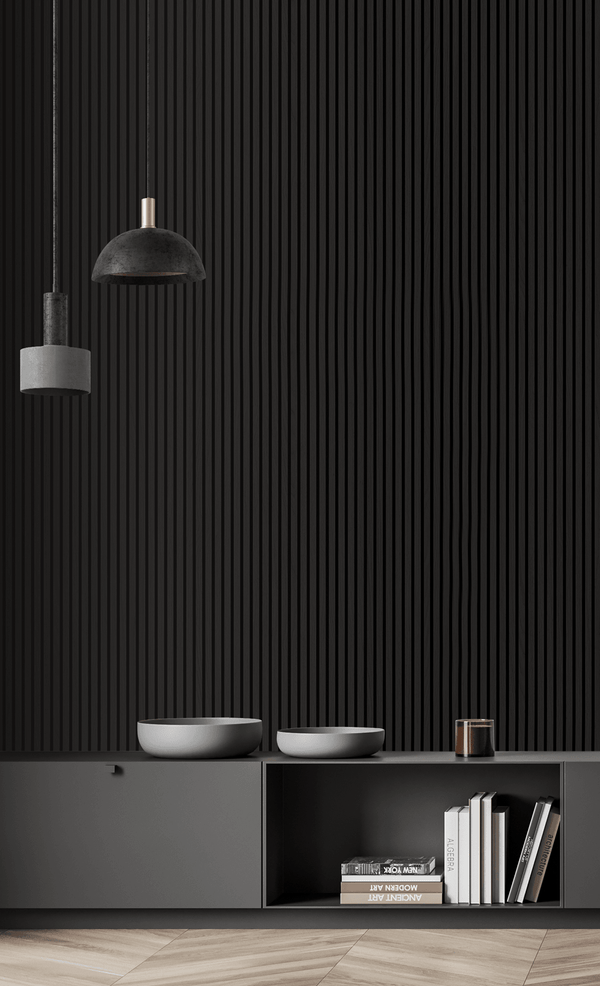 Black Wall Panel, PS Wall Home Decoration Panel-Premium Quality - Adawall -Houston Wallpaper Store - Walcoverings, Curtains & Wall Panels