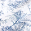 Blue Tropical Toile Textured Wallpaper, Stylish Plants Animals Jungle Forest Theme Wallcovering - Adawall -Houston Wallpaper Store - Walcoverings, Curtains & Wall Panels
