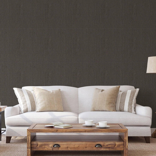 Brown 3D Embossed Modern Wallpaper, Subtle Neutral Colors Light Striped Design Wallcovering - Adawall -Houston Wallpaper Store - Walcoverings, Curtains & Wall Panels