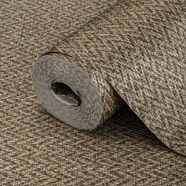 Brown Chevron Wallpaper, Zigzag Pattern Woven Textured Fiber Weave Design, Non-Pasted - Adawall -Houston Wallpaper Store - Walcoverings, Curtains & Wall Panels