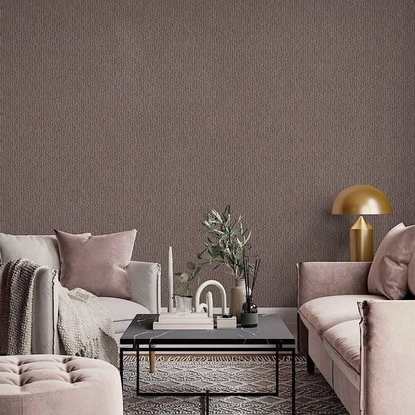 Brown Diamond Shapes Wallpaper, Shiny 3D Deep Embossed Lines Stylish Modern Wallcovering - Adawall -Houston Wallpaper Store - Walcoverings, Curtains & Wall Panels