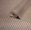 Brown Elegant Hexagon Embossed Wallpaper, Small Honeycomb Grid Pattern Textured wallcovering - Adawall -Houston Wallpaper Store - Walcoverings, Curtains & Wall Panels