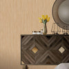 Brown Shiny 3D Embossed Striped Wallpaper, Plain Color Textured Wall Paper - Adawall -Houston Wallpaper Store - Walcoverings, Curtains & Wall Panels