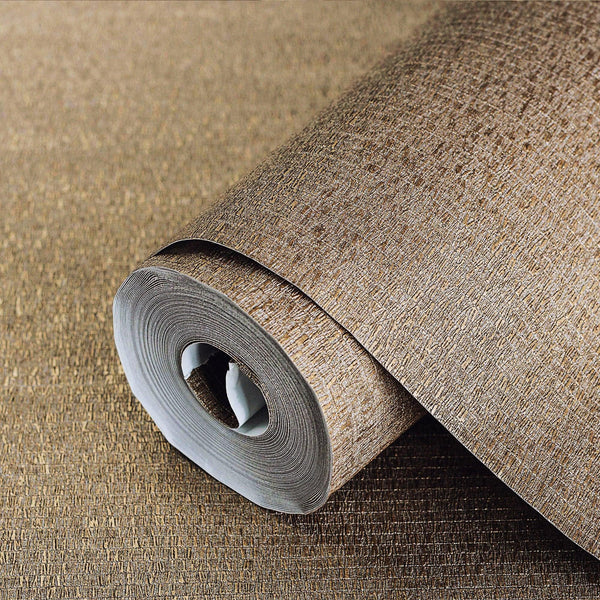 Brown Shiny Metallic Modern Wallpaper, 3D Deep Embossed Abstract Geometric Patterns Wall Paper - Adawall -Houston Wallpaper Store - Walcoverings, Curtains & Wall Panels