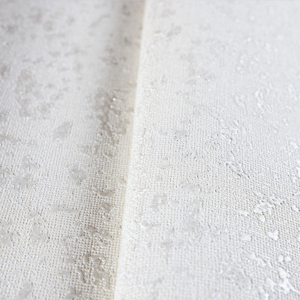 Classic Abstract Metallic Accent Wallpaper, White 3D Embossed Solid Color Glitter Shimmer Elegant Wallcovering - Adawall -Houston Wallpaper Store - Walcoverings, Curtains & Wall Panels