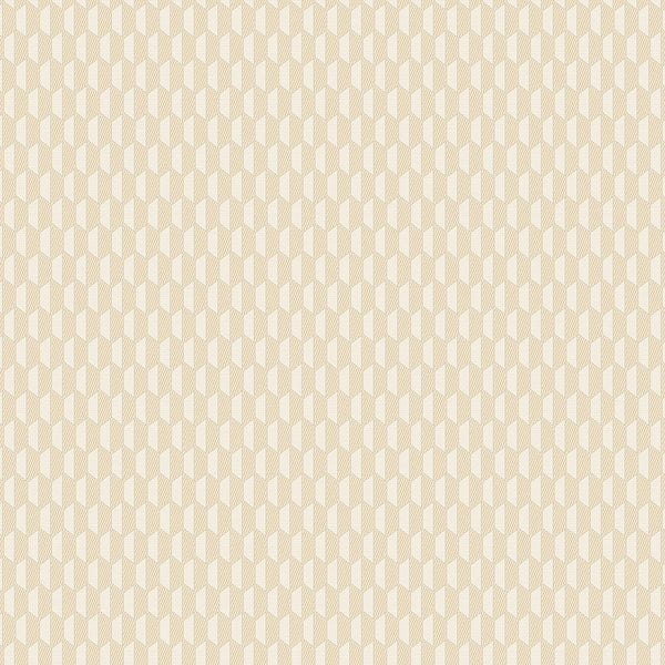 Cream Elegant Hexagon Embossed Wallpaper, Small Honeycomb Grid Pattern Textured wallcovering - Adawall -Houston Wallpaper Store - Walcoverings, Curtains & Wall Panels