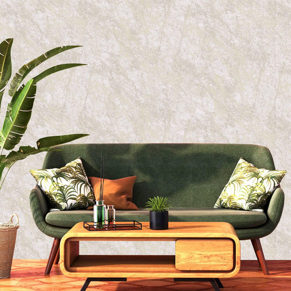 Cream Modern Textured Distressed Wallpaper, Embossed Industrial Metallic Rustic Wallcovering - Adawall -Houston Wallpaper Store - Walcoverings, Curtains & Wall Panels