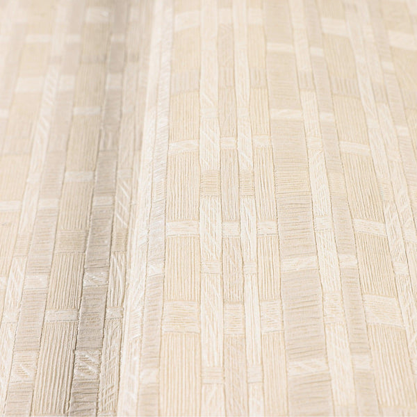 Cream Realistic Basket Weave Wallpaper, 3D Deep Embossed Premium Wallcovering - Adawall -Houston Wallpaper Store - Walcoverings, Curtains & Wall Panels
