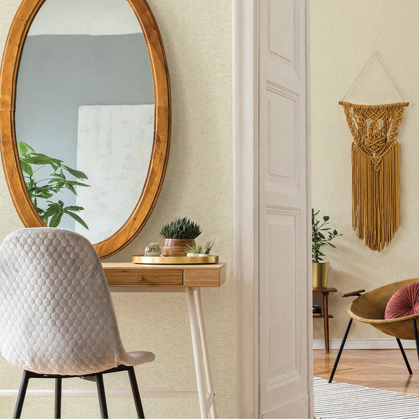 Cream Shiny Metallic Modern Wallpaper, 3D Deep Embossed Abstract Geometric Patterns Wall Paper - Adawall -Houston Wallpaper Store - Walcoverings, Curtains & Wall Panels