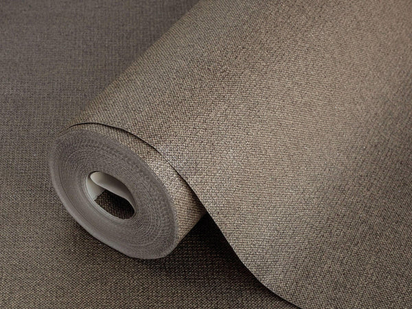 Dark Brown Sparkling Plain Color Textured Wallpaper, Modern Look NEutral Colors Glittering Wallcovering - Adawall -Houston Wallpaper Store - Walcoverings, Curtains & Wall Panels