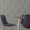 Elegant Damask Deep Embossed Wallpaper, 3D Textured Wallcovering, Traditional, Extra Large 114 sq ft Roll, Fabric Feel, Durable, Washable - Adawall -Houston Wallpaper Store - Walcoverings, Curtains & Wall Panels