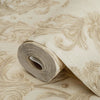 Elegant Damask Embossed Wallpaper, Cream 3D Textured Wallcovering, Traditional, Extra Large 114 sq ft Roll, Stylish Wallpaper, Luxury Floral - Adawall -Houston Wallpaper Store - Walcoverings, Curtains & Wall Panels