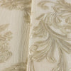 Elegant Damask Embossed Wallpaper, Cream 3D Textured Wallcovering, Traditional, Extra Large 114 sq ft Roll, Stylish Wallpaper, Luxury Floral - Adawall -Houston Wallpaper Store - Walcoverings, Curtains & Wall Panels