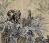 Elephant Jungle Wall Mural, Light Green Forest Animal Theme Wallpaper, Oversized Wall Art, Non-Woven, Non-Pasted, Removable, Exotic Wall Paper, Washable - Adawall -Houston Wallpaper Store - Walcoverings, Curtains & Wall Panels