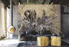 Elephant Jungle Wall Mural, Light Green Forest Animal Theme Wallpaper, Oversized Wall Art, Non-Woven, Non-Pasted, Removable, Exotic Wall Paper, Washable - Adawall -Houston Wallpaper Store - Walcoverings, Curtains & Wall Panels