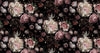 Floral Peony Wall Mural, Black Large Blooms Black Botanical Wallpaper,Home Decor Wall Art, Non-Woven, Non-Pasted, Removable, Washable - Adawall -Houston Wallpaper Store - Walcoverings, Curtains & Wall Panels