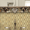 Gold Geometric Chain Pattern Wallpaper, Deep Embossed Stylish Sparkling Luxury Design - Adawall -Houston Wallpaper Store - Walcoverings, Curtains & Wall Panels