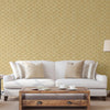 Gold Geometric Chain Pattern Wallpaper, Deep Embossed Stylish Sparkling Luxury Design - Adawall -Houston Wallpaper Store - Walcoverings, Curtains & Wall Panels
