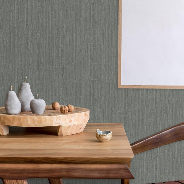 Gray 3D Embossed Modern Wallpaper, Subtle Neutral Colors Light Striped Design Wallcovering - Adawall -Houston Wallpaper Store - Walcoverings, Curtains & Wall Panels