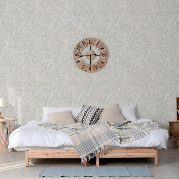 Gray Large Hexagon Embossed Wallpaer, Elegant Geometric Shapes Honeycomb Wallcovering - Adawall -Houston Wallpaper Store - Walcoverings, Curtains & Wall Panels