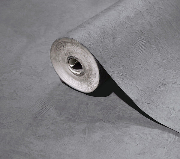 Gray Sleek Embossed finish Solid Color Wallpaper, Abstract Modern Minimalist Rich Textured Wallcovering - Adawall -Houston Wallpaper Store - Walcoverings, Curtains & Wall Panels